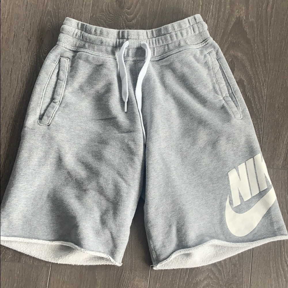 Nike small grey shorts.